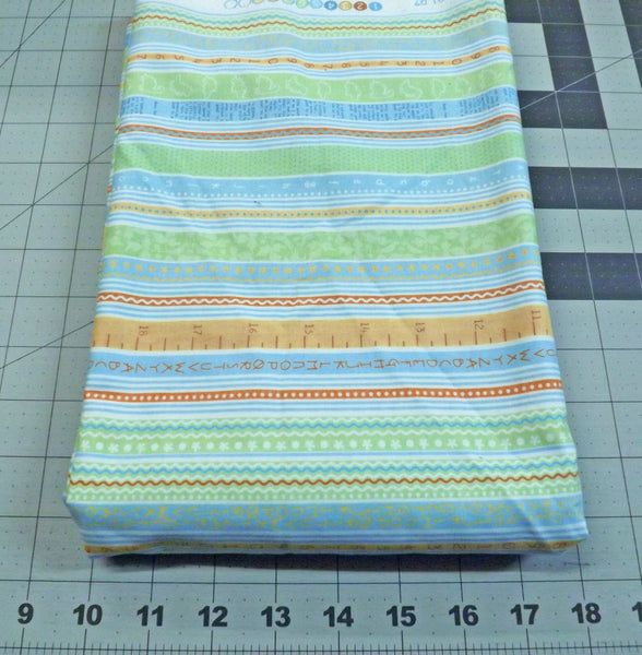 3 yd Babysaurus Stripe Fabric: Blend Fabrics