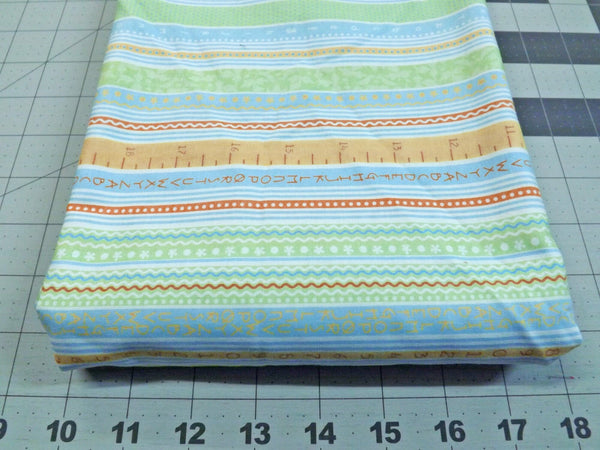 3 yd Babysaurus Stripe Fabric: Blend Fabrics