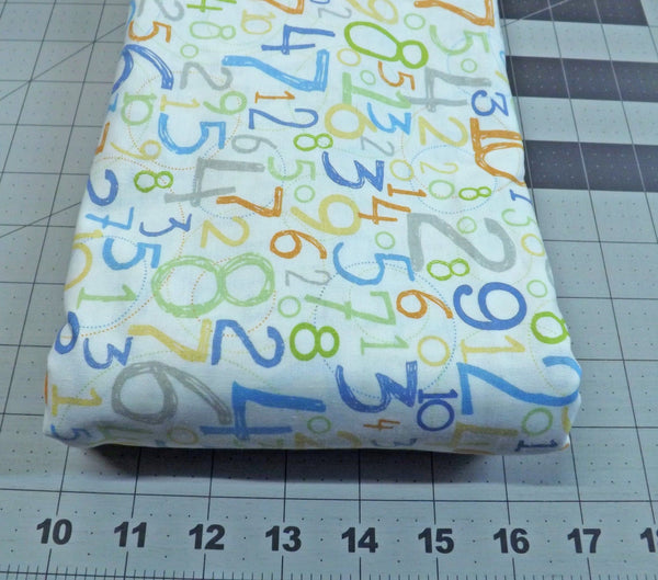 3 yd Babysaurus Numbers Fabric: Blend Quilt Fabric