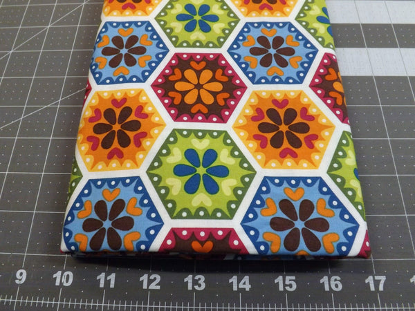 Stitch Organic Patchwork Fabric by Robert Kaufman 1 3/4 yd