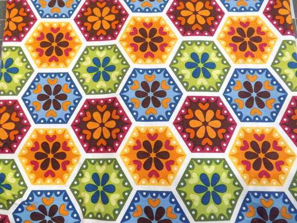 Stitch Organic Patchwork Fabric by Robert Kaufman 1 3/4 yd