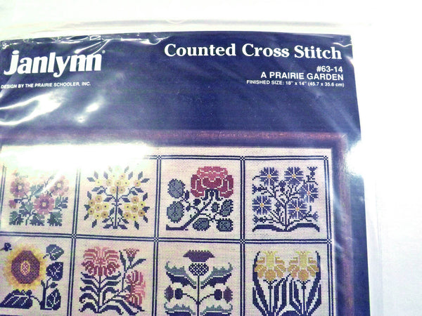 Janlynn Prairie Garden Cross Stitch Kit