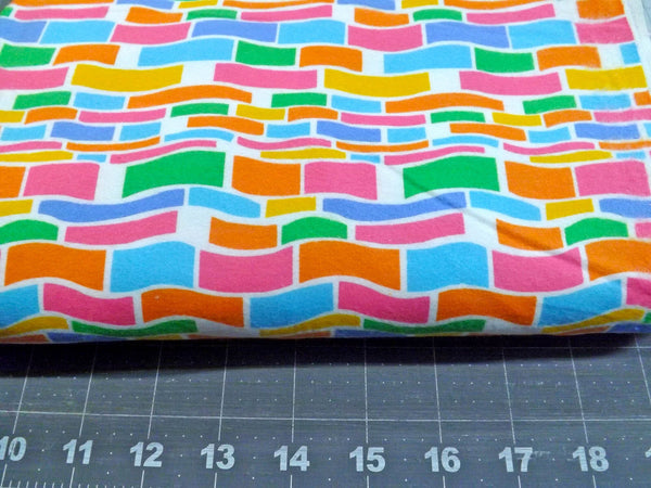 Kidz Circus Wave Flannel Fabric - 1 1/2 yd Timeless Treasures