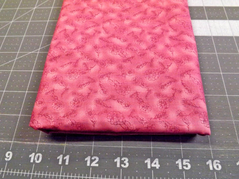 Ditsy Floral Quilt Cotton Fabric - Tonal Pink, 1 Yard