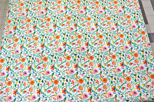 Florabelle Floral Cotton Fabric - Blank Quilting 1 1/3 yd