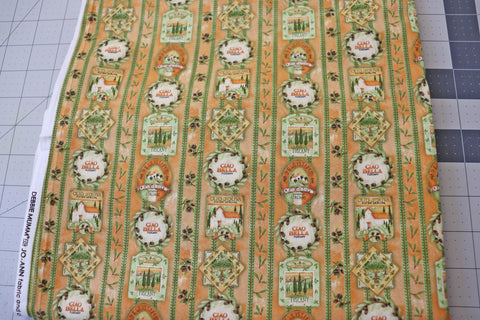 Debbie Mumm Tuscany Winery Fabric: Ciao Bella Print 1 1/2 yd