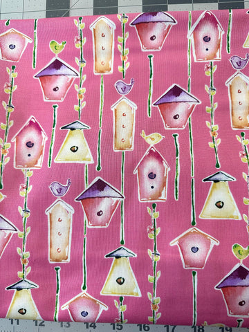 2 1/2 yd. Sweet Birdie Home Tweet Home Quilt Fabric. Rare Fabric Destash. Fabric Clearance. Quilt Fabric.