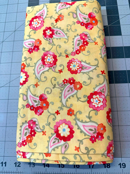 Nanette Butterscotch Floral Quilt Fabric - 2 1/3 yd Moda Cotton