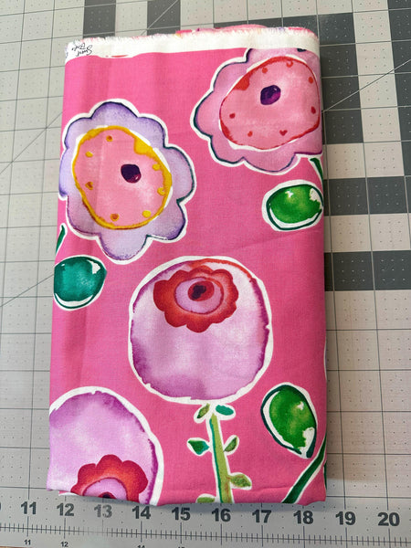 Sweet Birdie Flower Pops Quilt Fabric - 2 1/3 yd. Rare Westminster Fabric