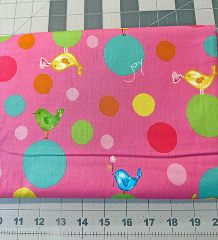 Sweet Birdie Bubbles Quilt Fabric by Westminster (2 1/3 yd)