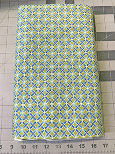 3 yd Tend the Earth Quilt Fabric: Moss Green & Blue by Deb Strain Moda