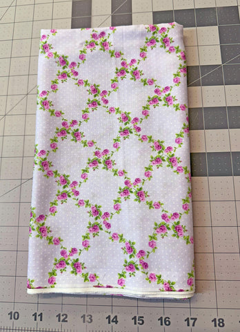 Purple Floral Quilt Fabric: Beverly Park Briarwood, 1 Yard