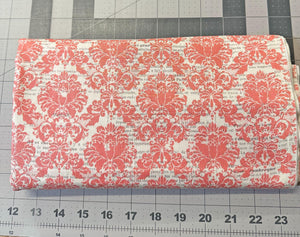 2 yd Riley Blake Pink Floral Cotton Fabric - Lost & Found Collection