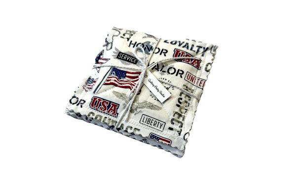 Patriotic Military Coaster Set