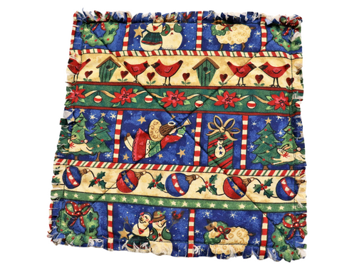 Primitive Christmas Candle Mat